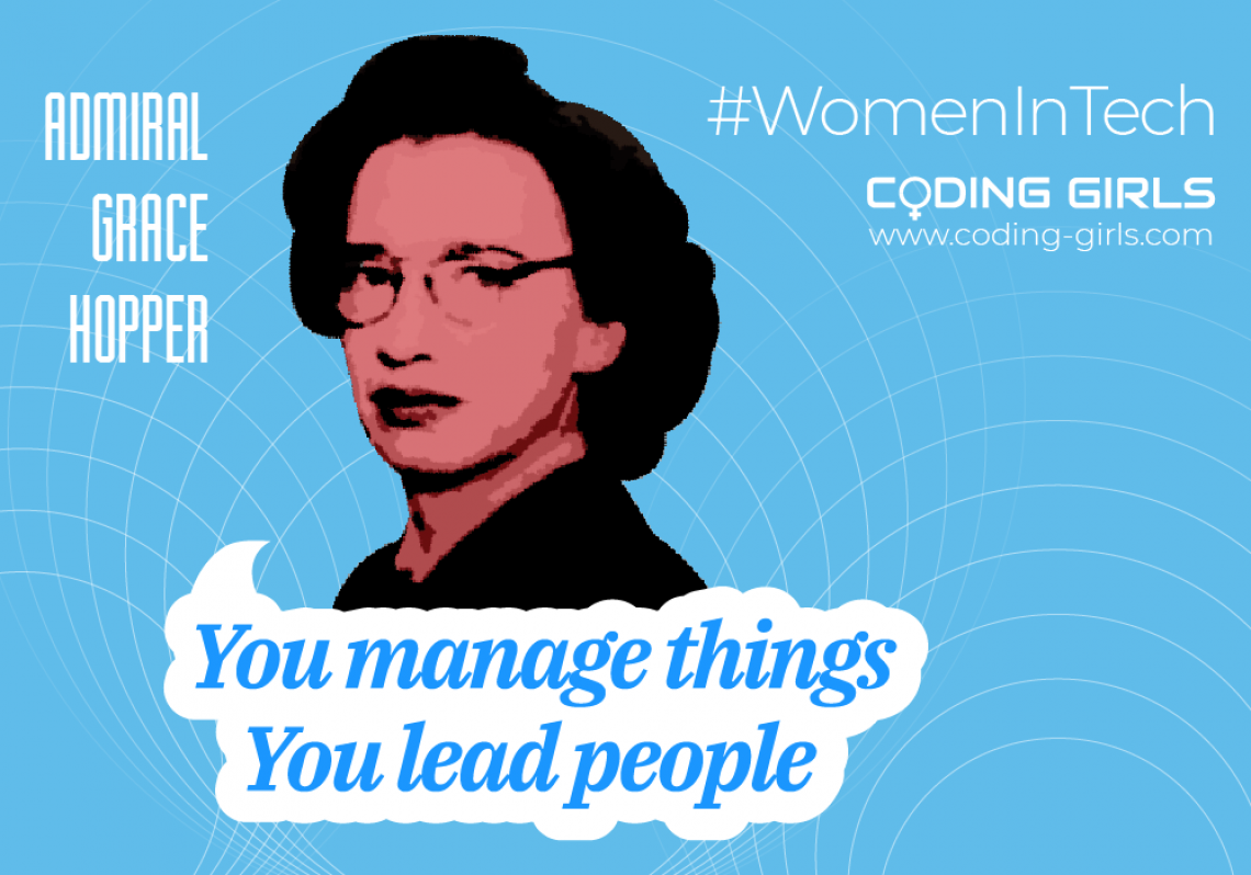 Famous Women in Tech - Admiral Grace Hopper Famous Women in Tech - Admiral Grace Hopper